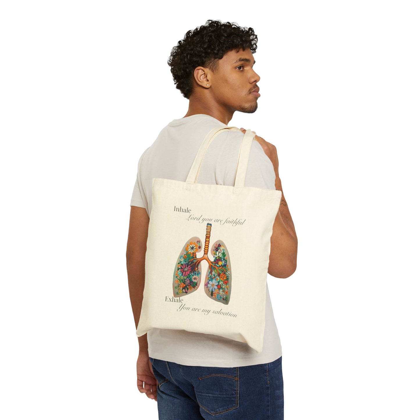 Tote - Breath Prayer - Faithful - Salvation - Yah Wah - Floral Lungs