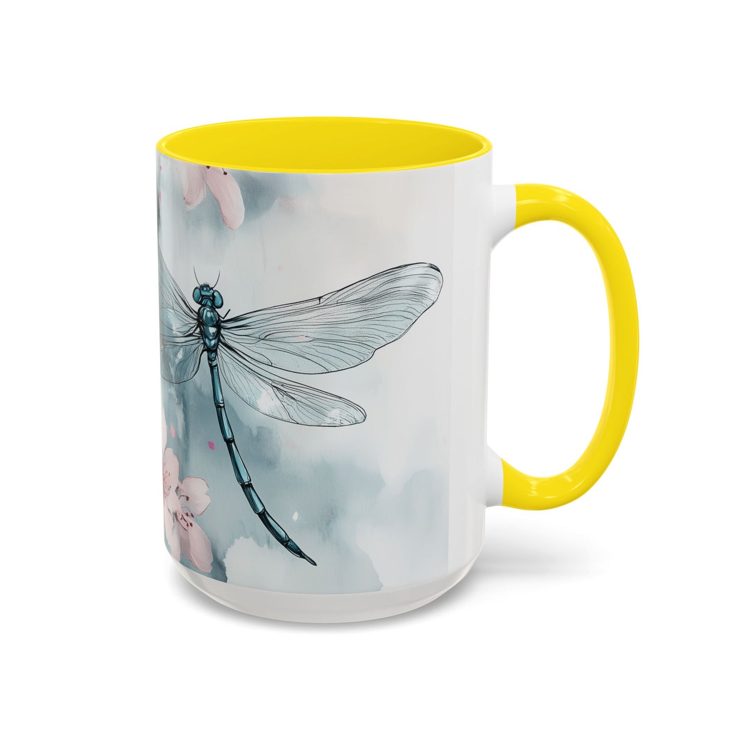 Mug - Dragonfly Cherry Blossoms
