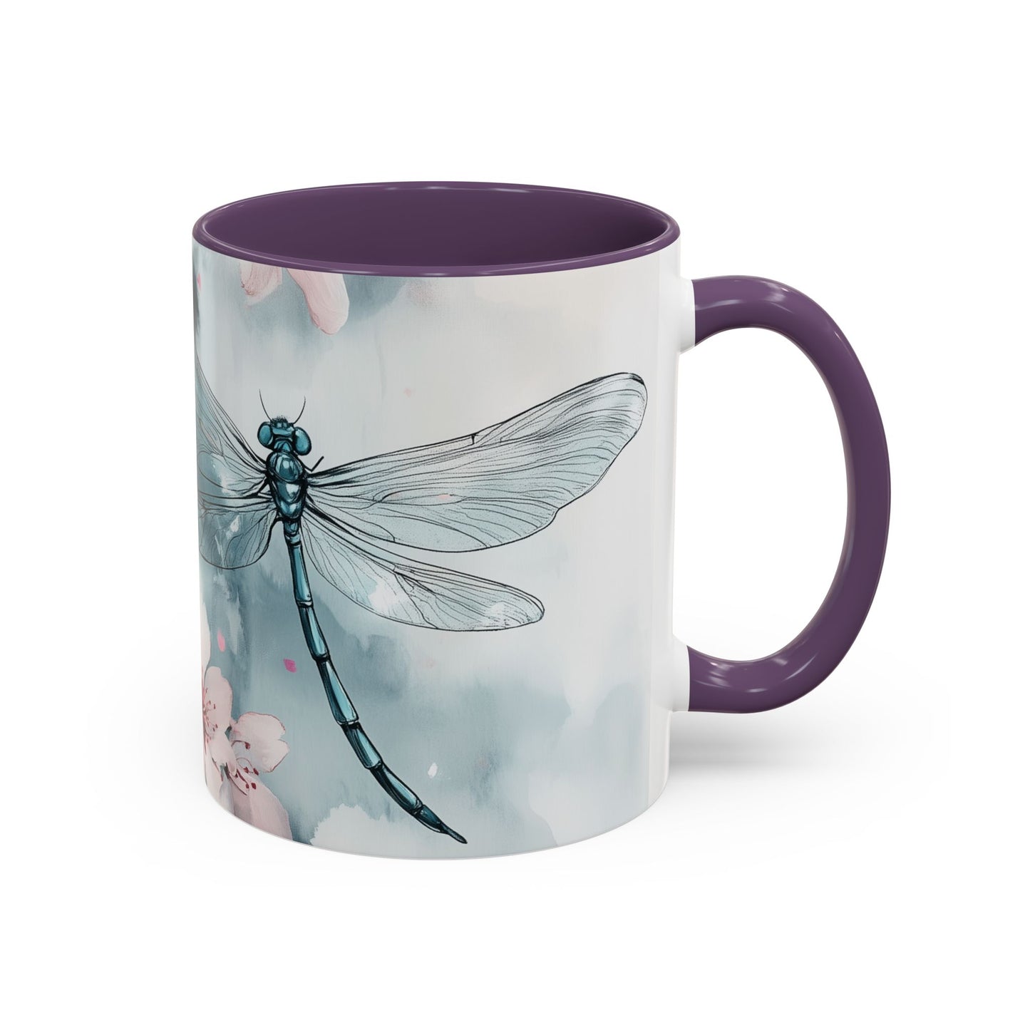 Mug - Dragonfly Cherry Blossoms