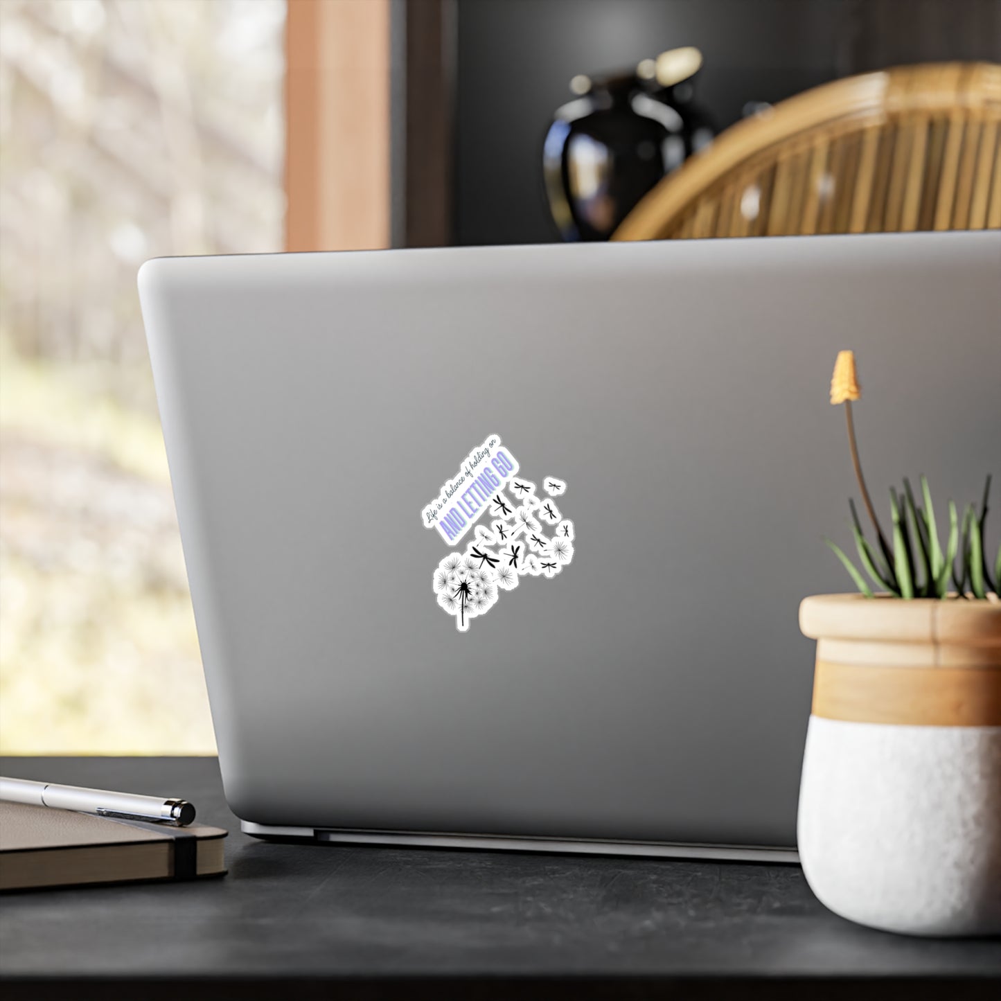 Sticker - Life is a Balance of Holding On and Letting Go