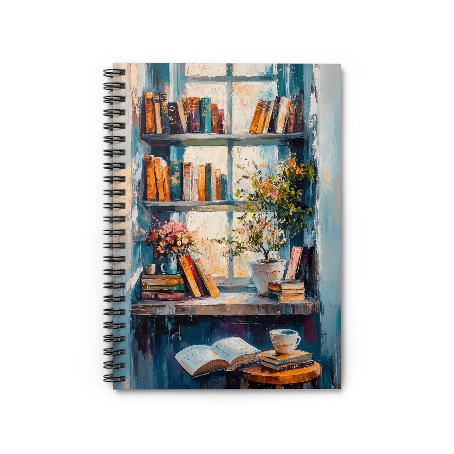Notebook - Cozy Bookshelf