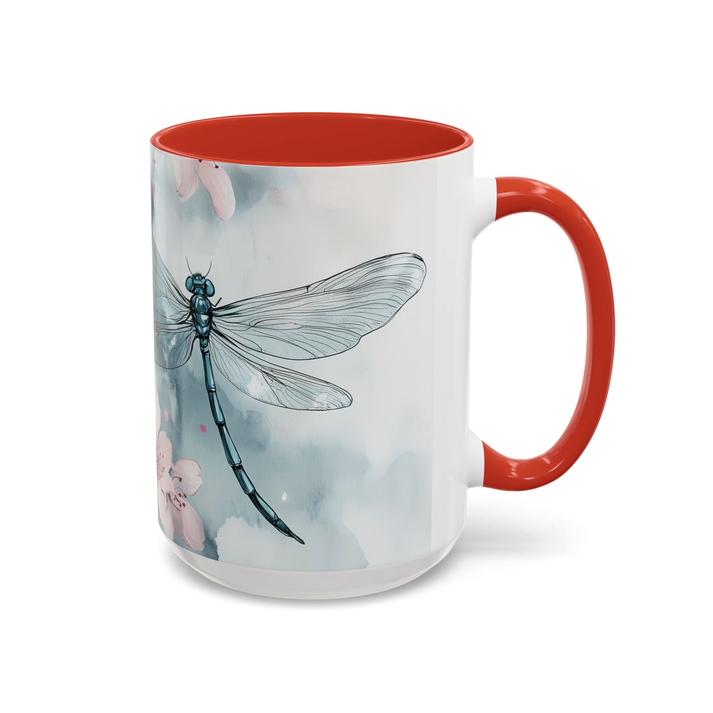 Mug - Dragonfly Cherry Blossoms