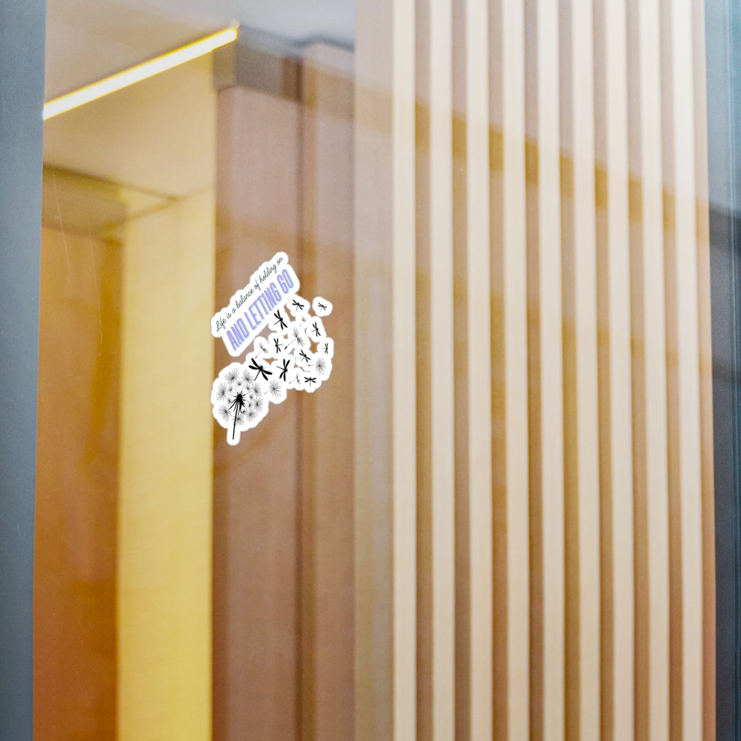 Sticker - Life is a Balance of Holding On and Letting Go