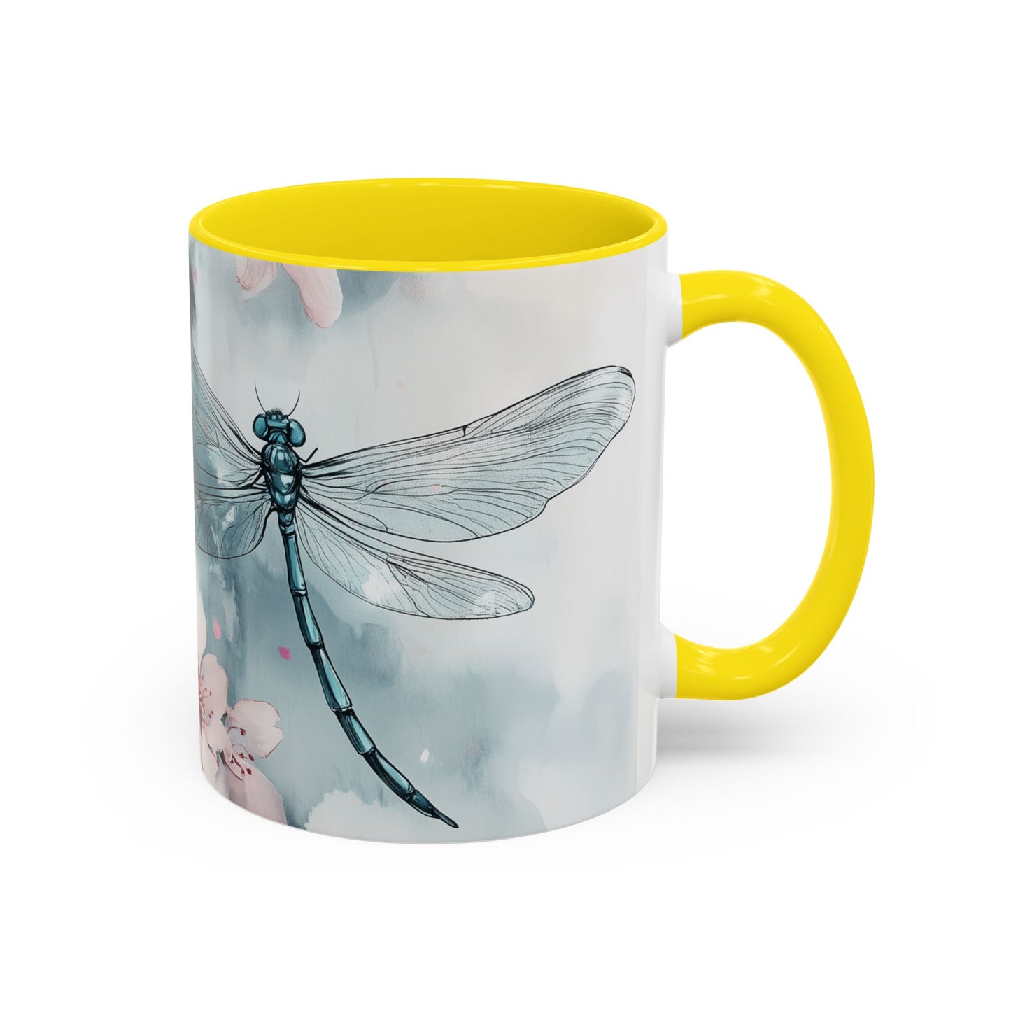 Mug - Dragonfly Cherry Blossoms