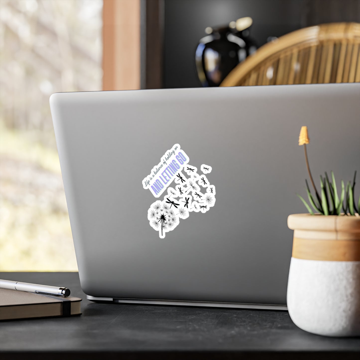 Sticker - Life is a Balance of Holding On and Letting Go