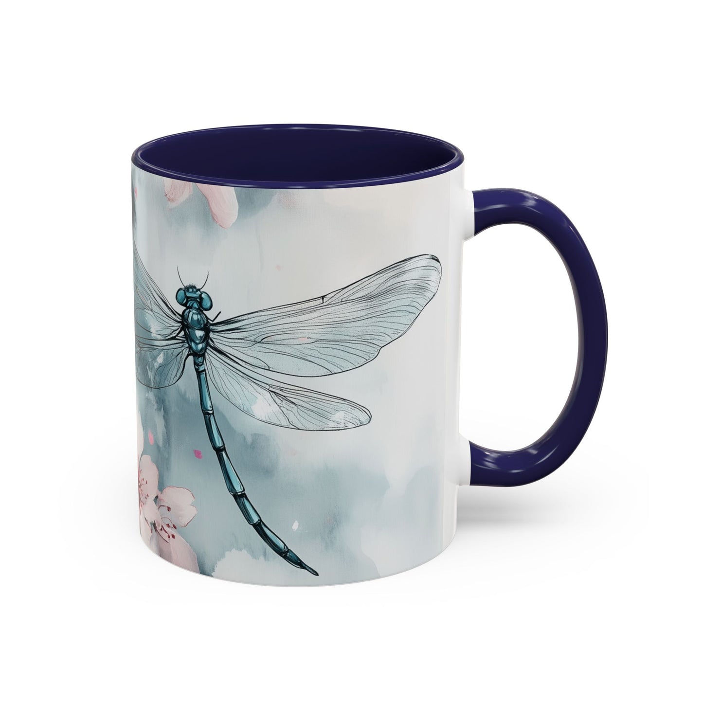Mug - Dragonfly Cherry Blossoms