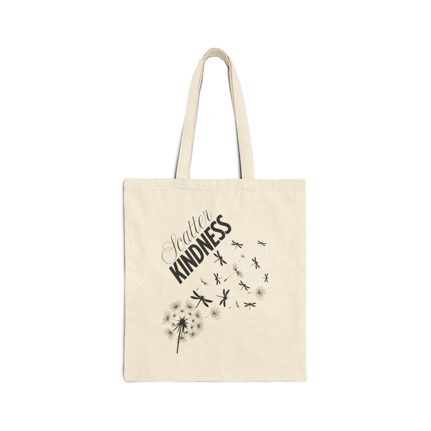 Tote Scatter Kindness - Dragonfly Dandelion