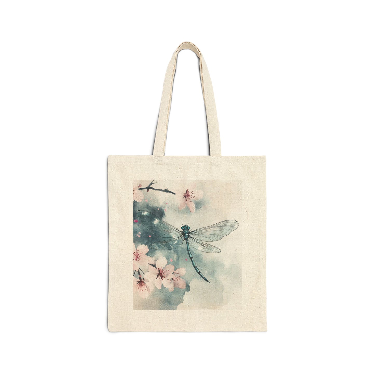 Tote - Dragonfly Cherry Blossoms