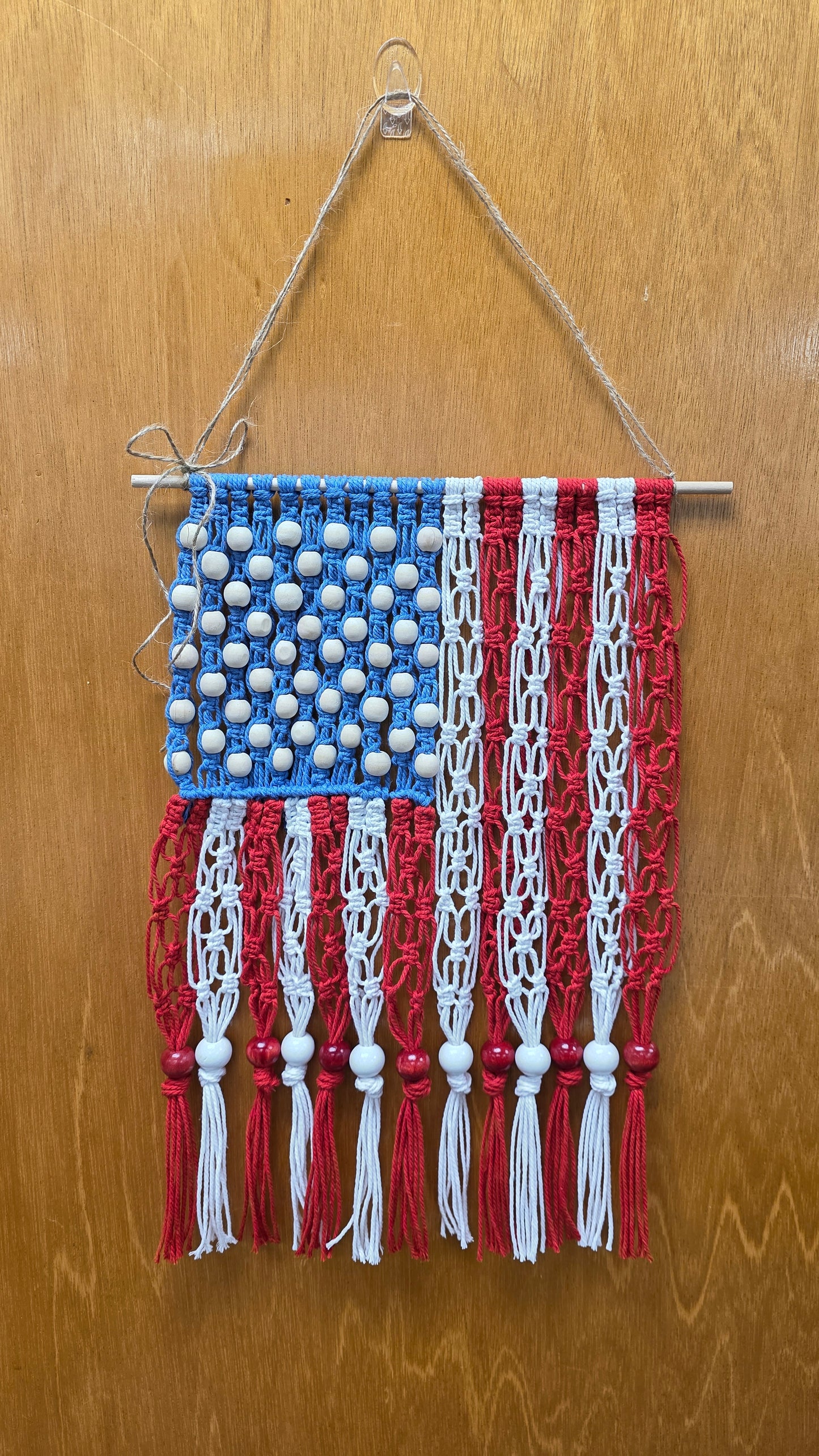 Macrame American Flag