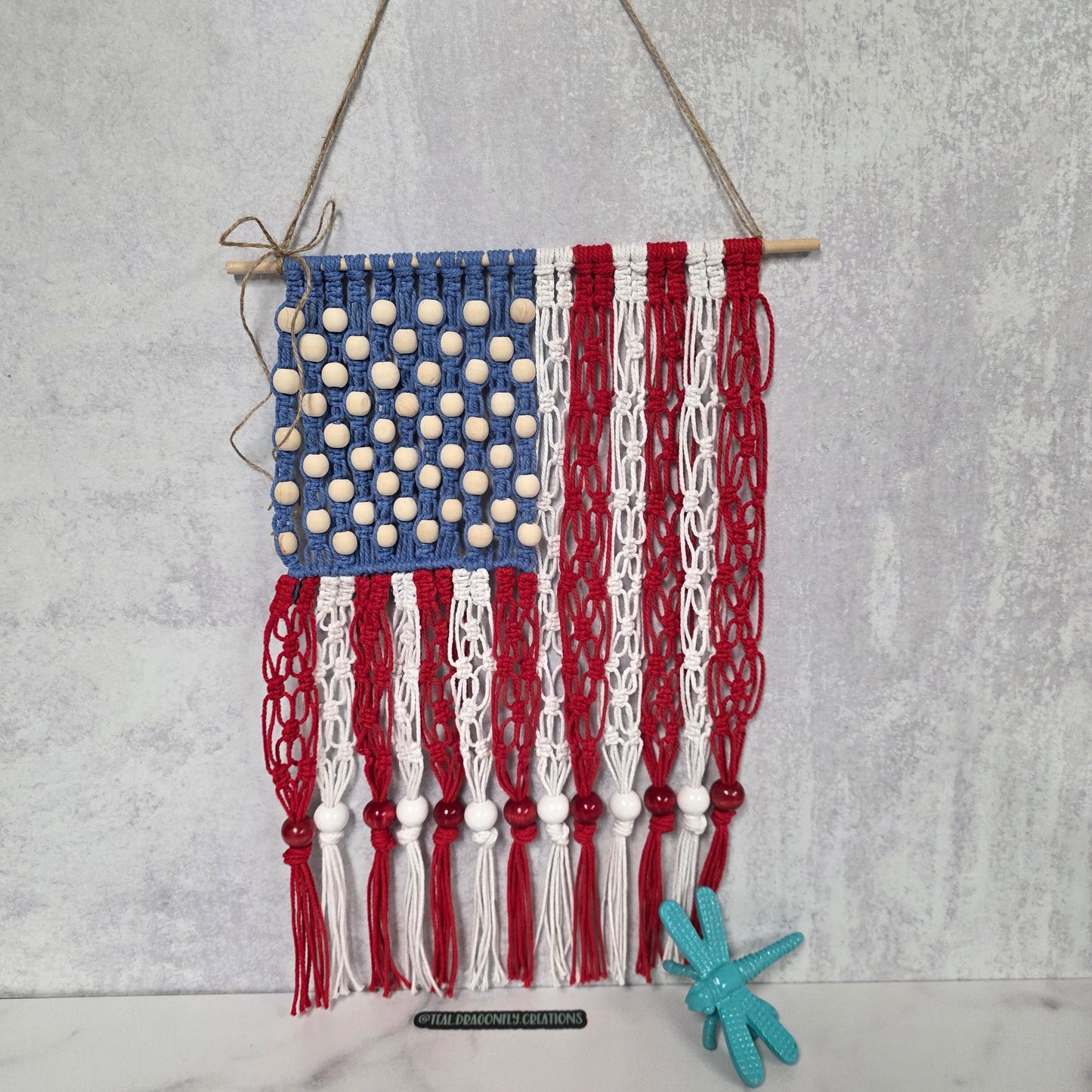 Macrame American Flag