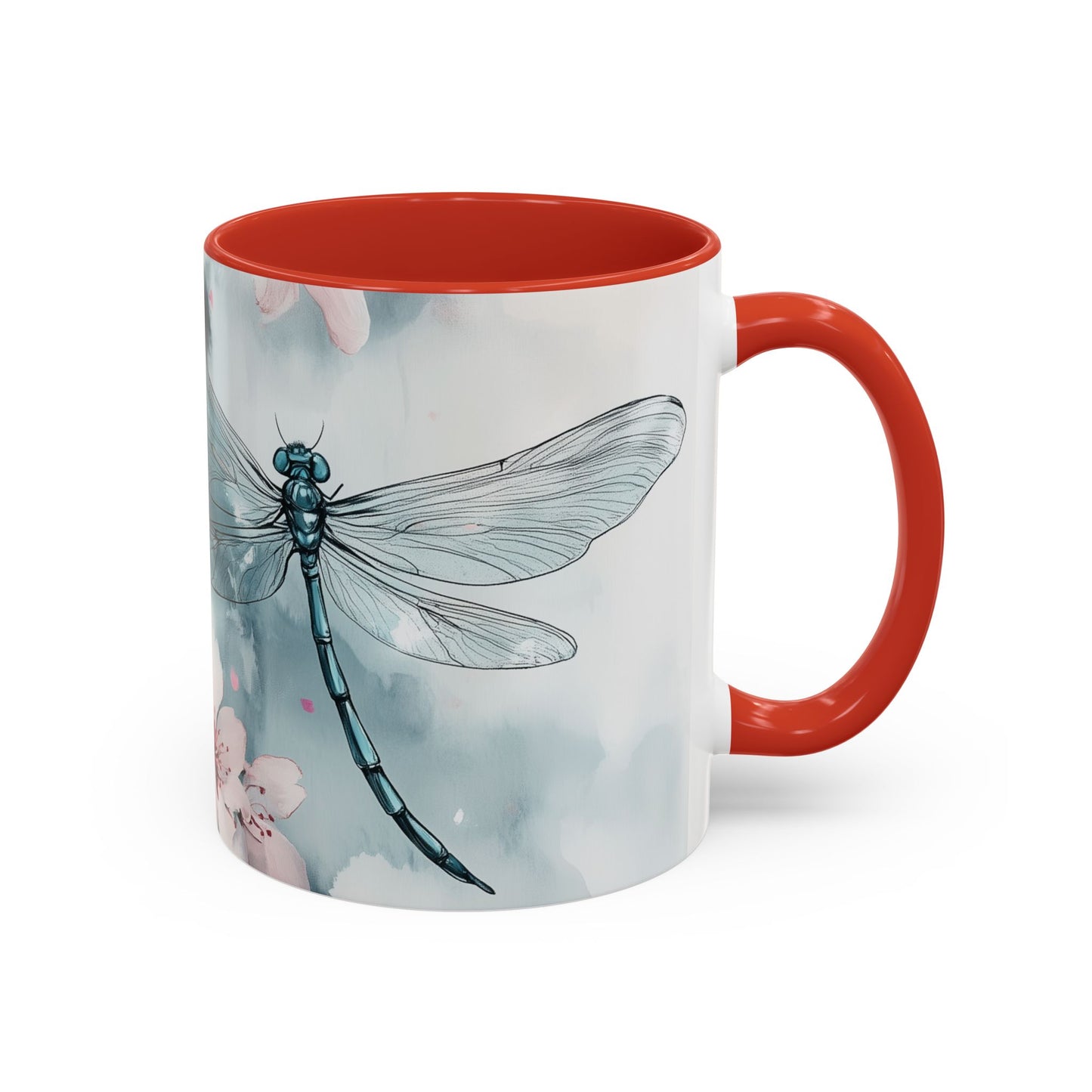 Mug - Dragonfly Cherry Blossoms