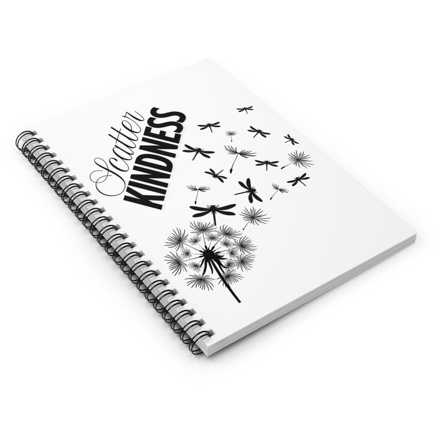 Notebook - Scatter Kindness - Dragonfly Dandelion