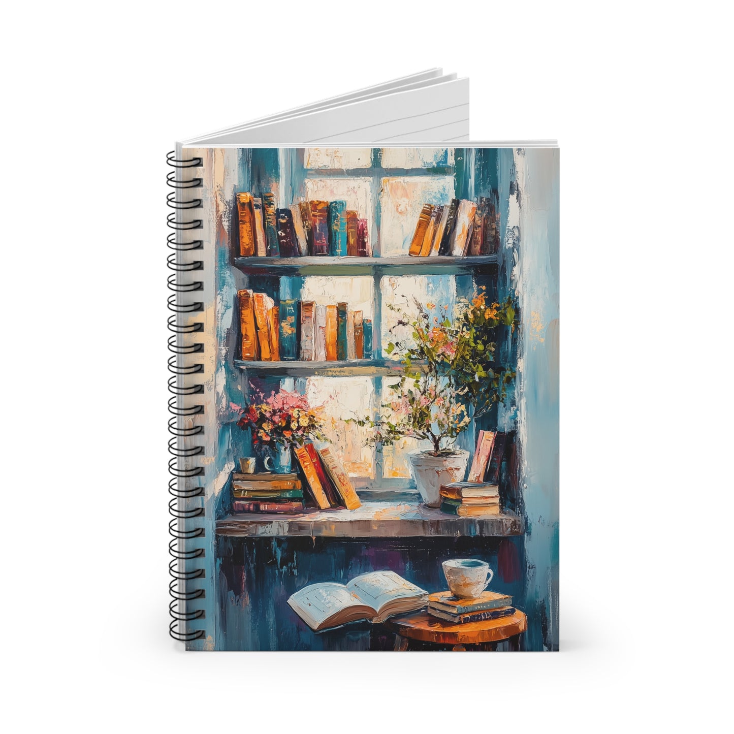 Notebook - Cozy Bookshelf