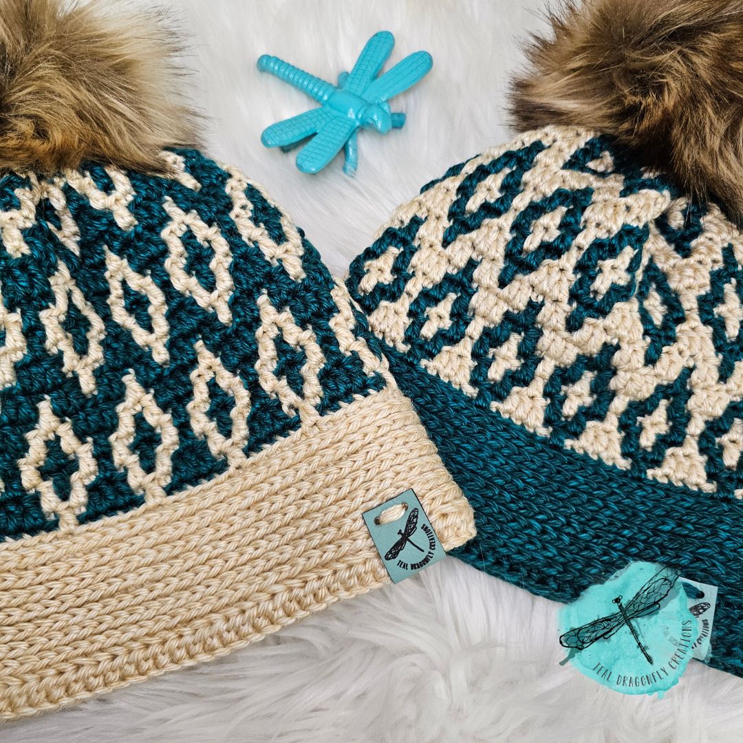 Starry Twilight Mosaic Beanie Pattern