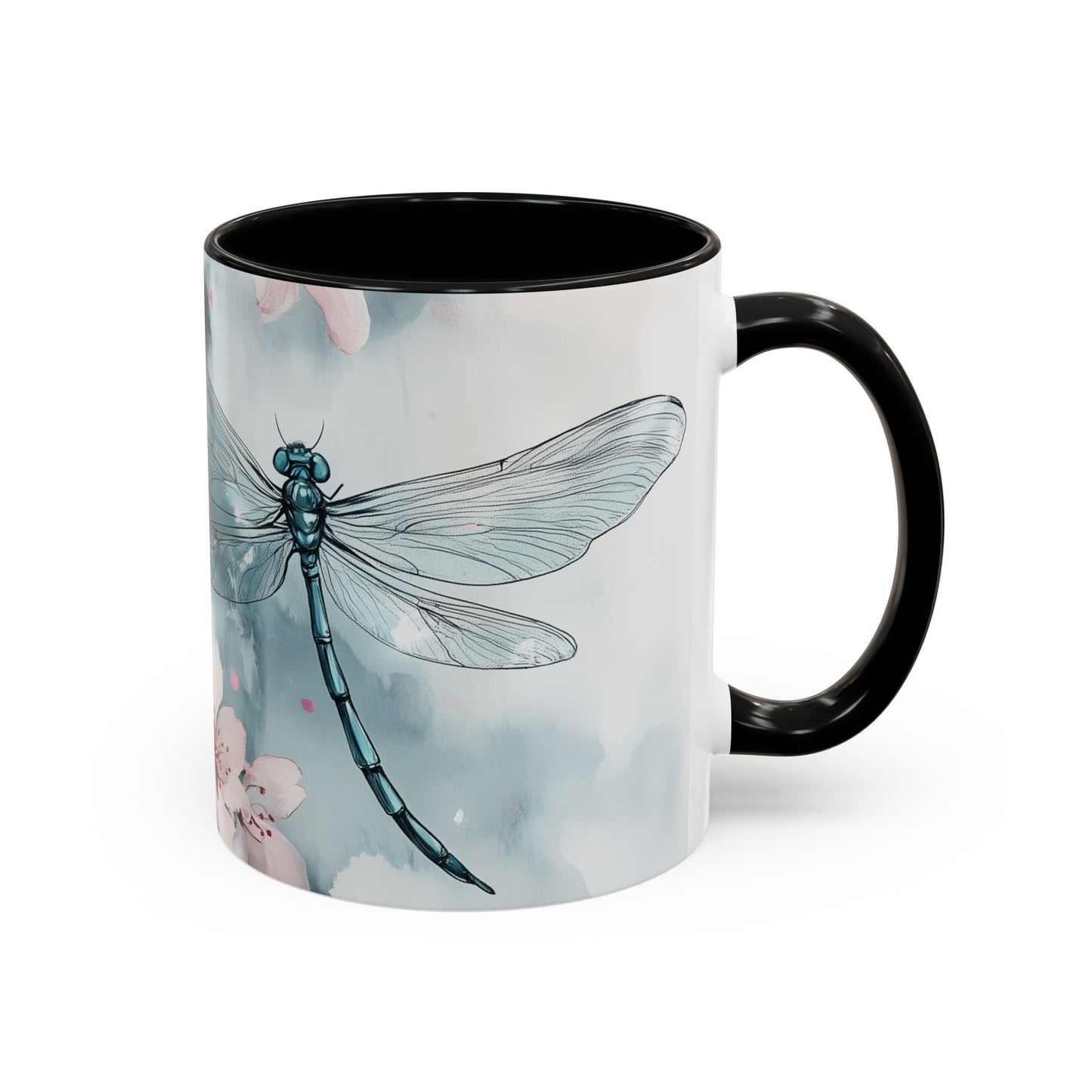Mug - Dragonfly Cherry Blossoms