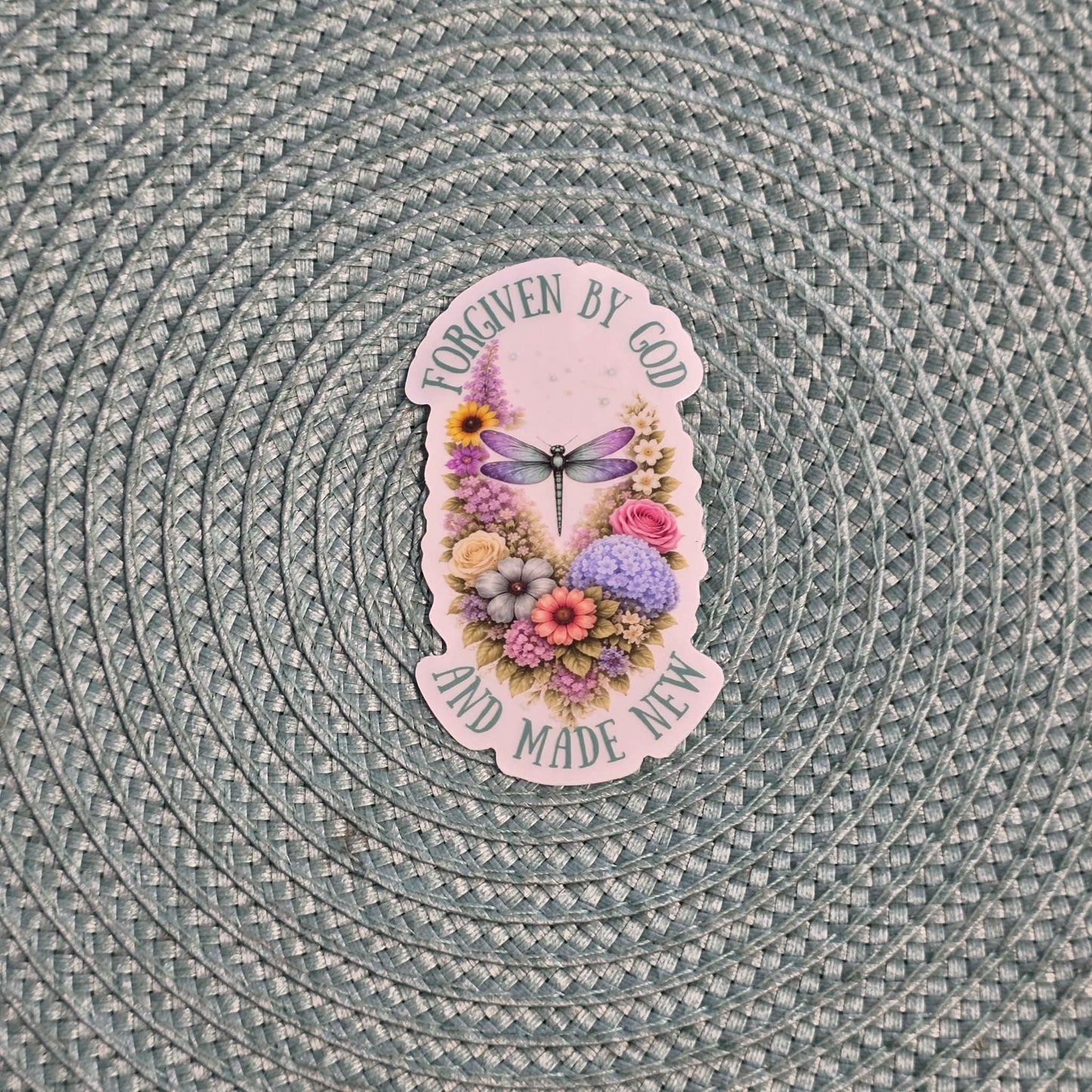 Sticker - Forgiven by God and Made New Sticker