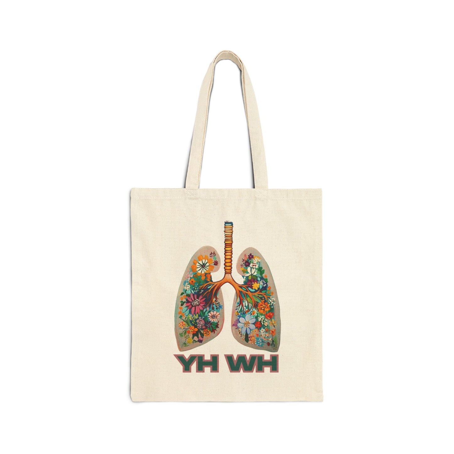 Tote - YH WH - Yah Wah - Floral Lungs