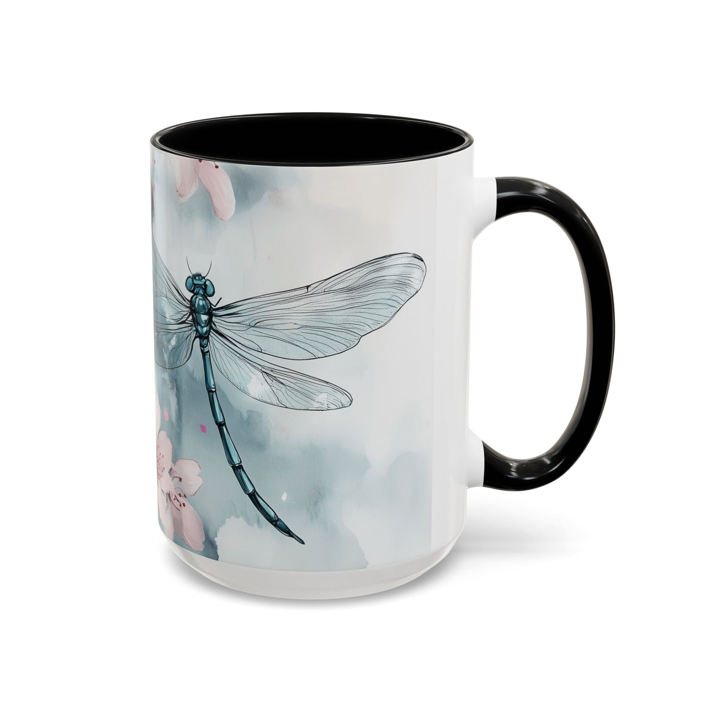 Mug - Dragonfly Cherry Blossoms