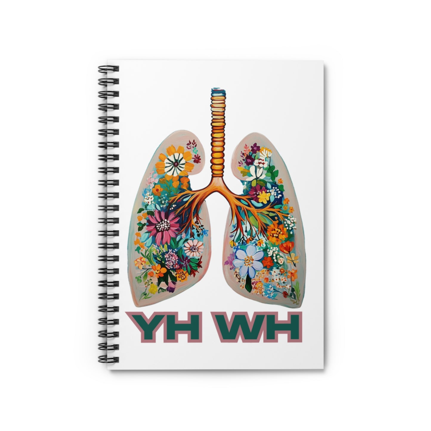 Notebook - YH WH - Yah Wah - Floral Lungs