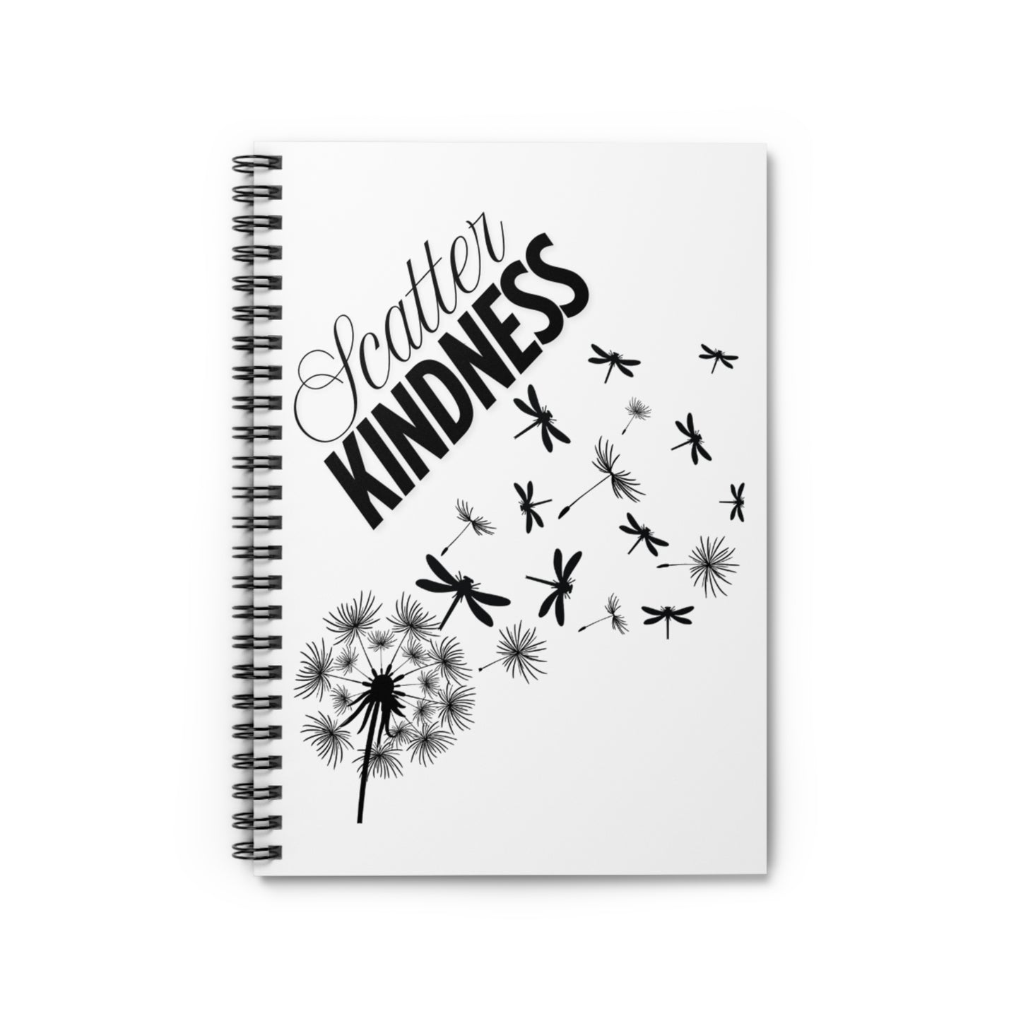 Notebook - Scatter Kindness - Dragonfly Dandelion