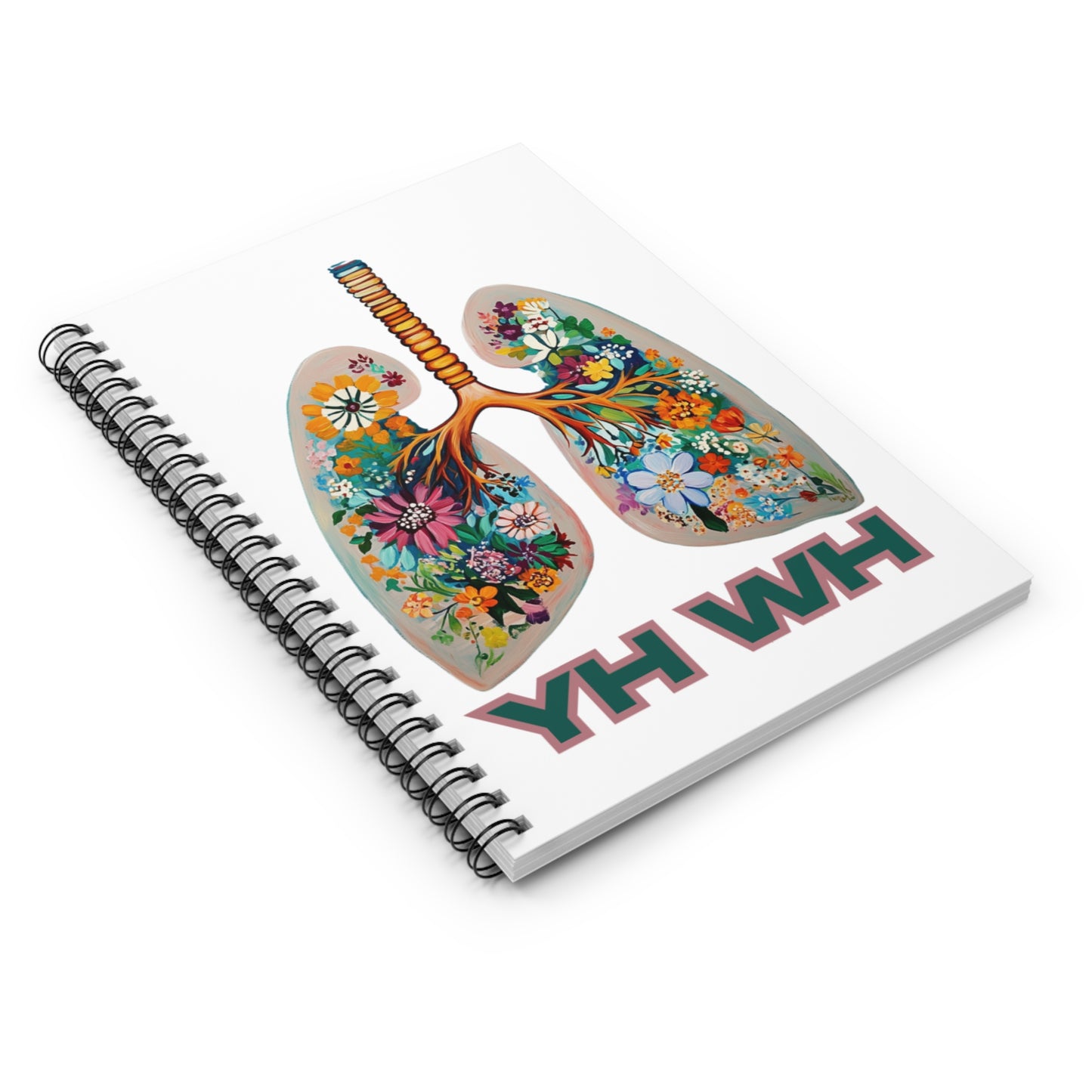 Notebook - YH WH - Yah Wah - Floral Lungs