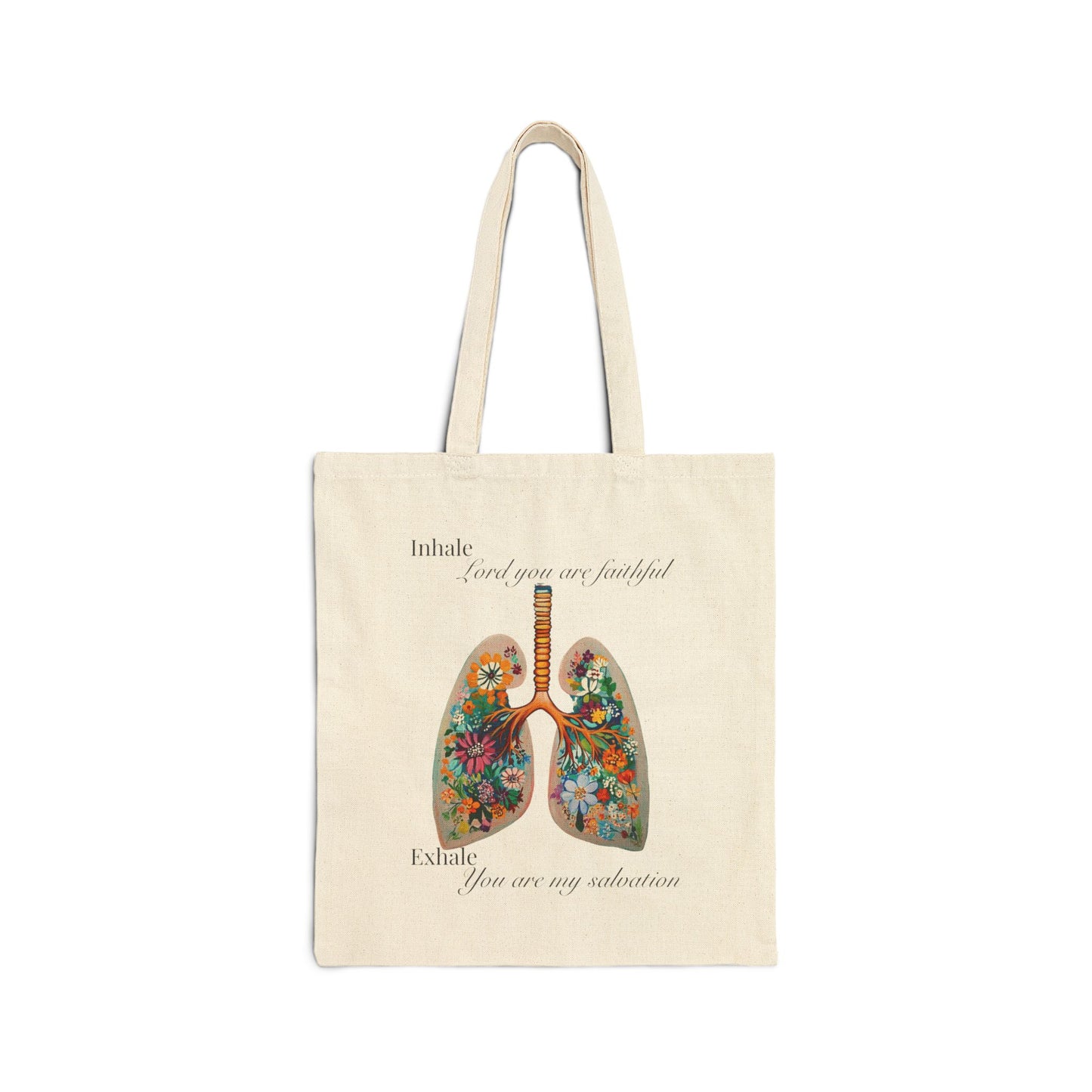 Tote - Breath Prayer - Faithful - Salvation - Yah Wah - Floral Lungs