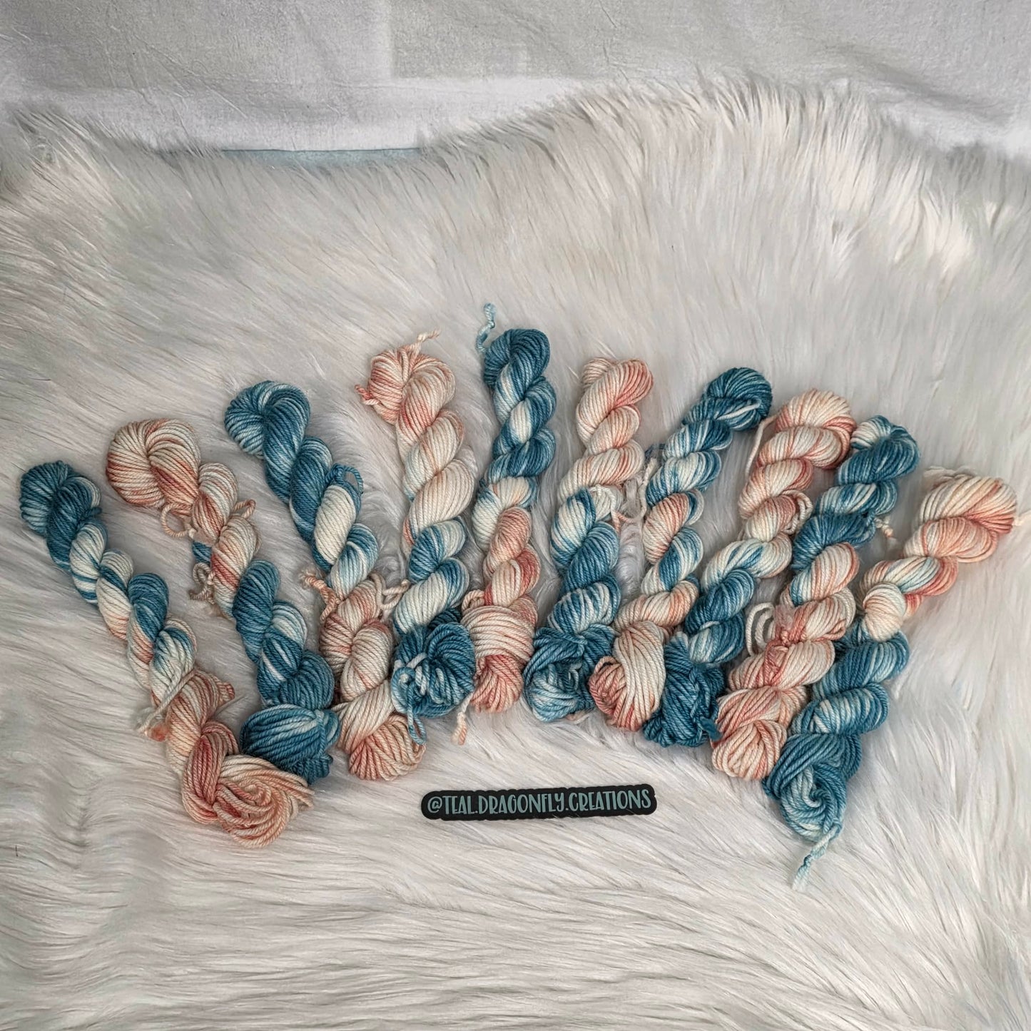 Hand-Dyed DK Minis - Anchored in Hope - Soul Sisters Fibers