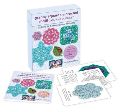 Granny Square and Crochet Motif Card and Book Set - Card Deck