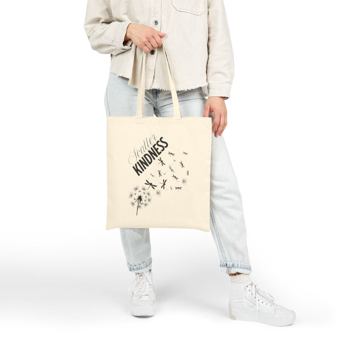 Tote Scatter Kindness - Dragonfly Dandelion