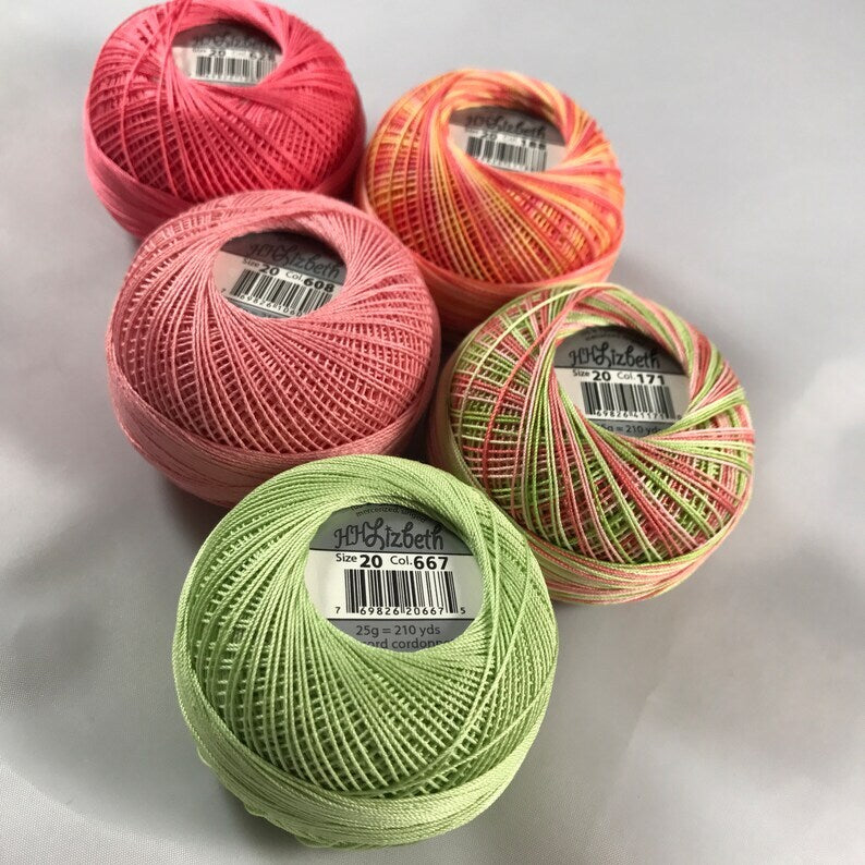 Specialty Pack Size 10 Crochet Thread - Lizbeth