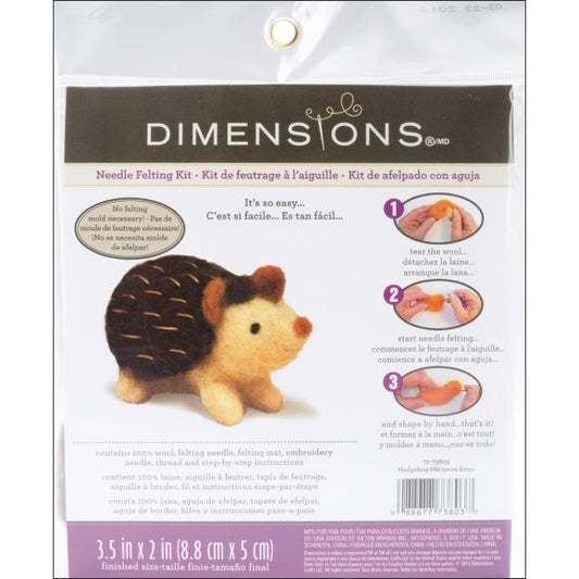 Dimensions Feltworks Felting Kit - Hedgehog