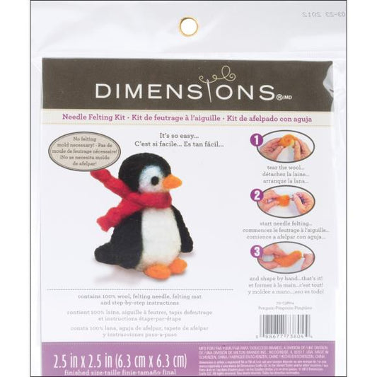 Dimensions Feltworks Felting Kit - Penguin