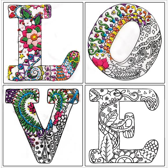 Zenbroidery Embroidery "Love"