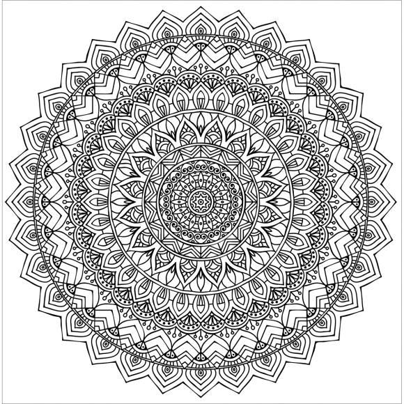 Zenbroidery Embroidery "Mandala"