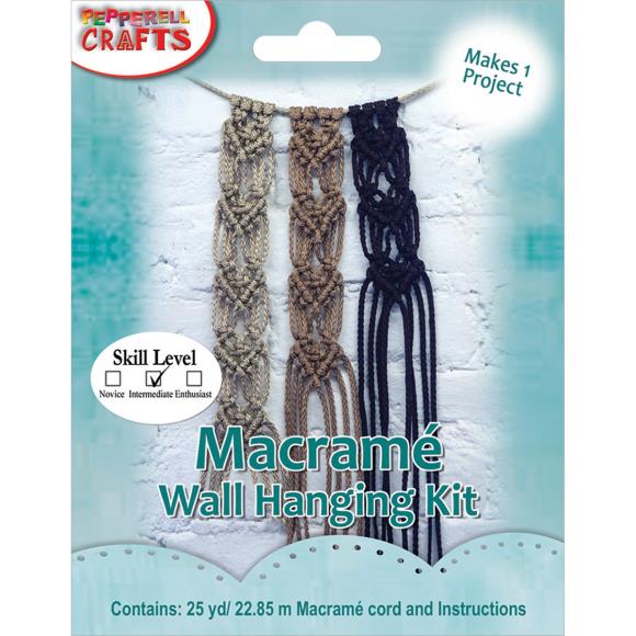 Pepperell Mini Macrame Hanging Heart Kit