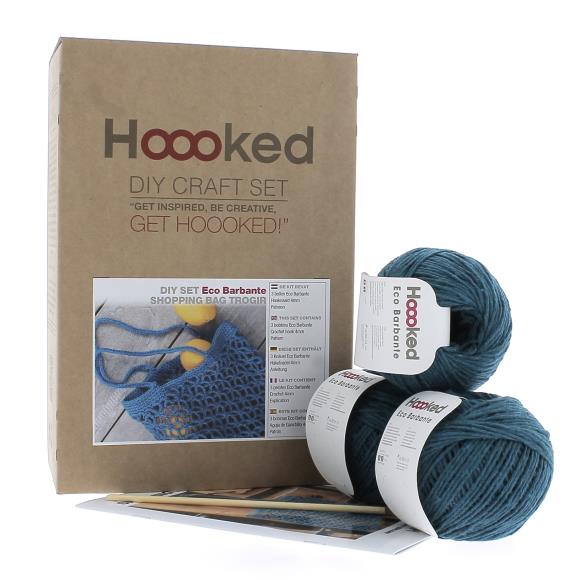 Hoooked Everyday Essentials Shopping Bag Kit W/Eco Barbante Yarn