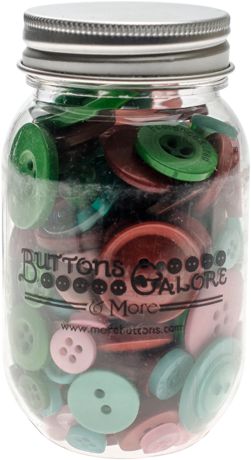 Buttons Galore Button Mason Jars