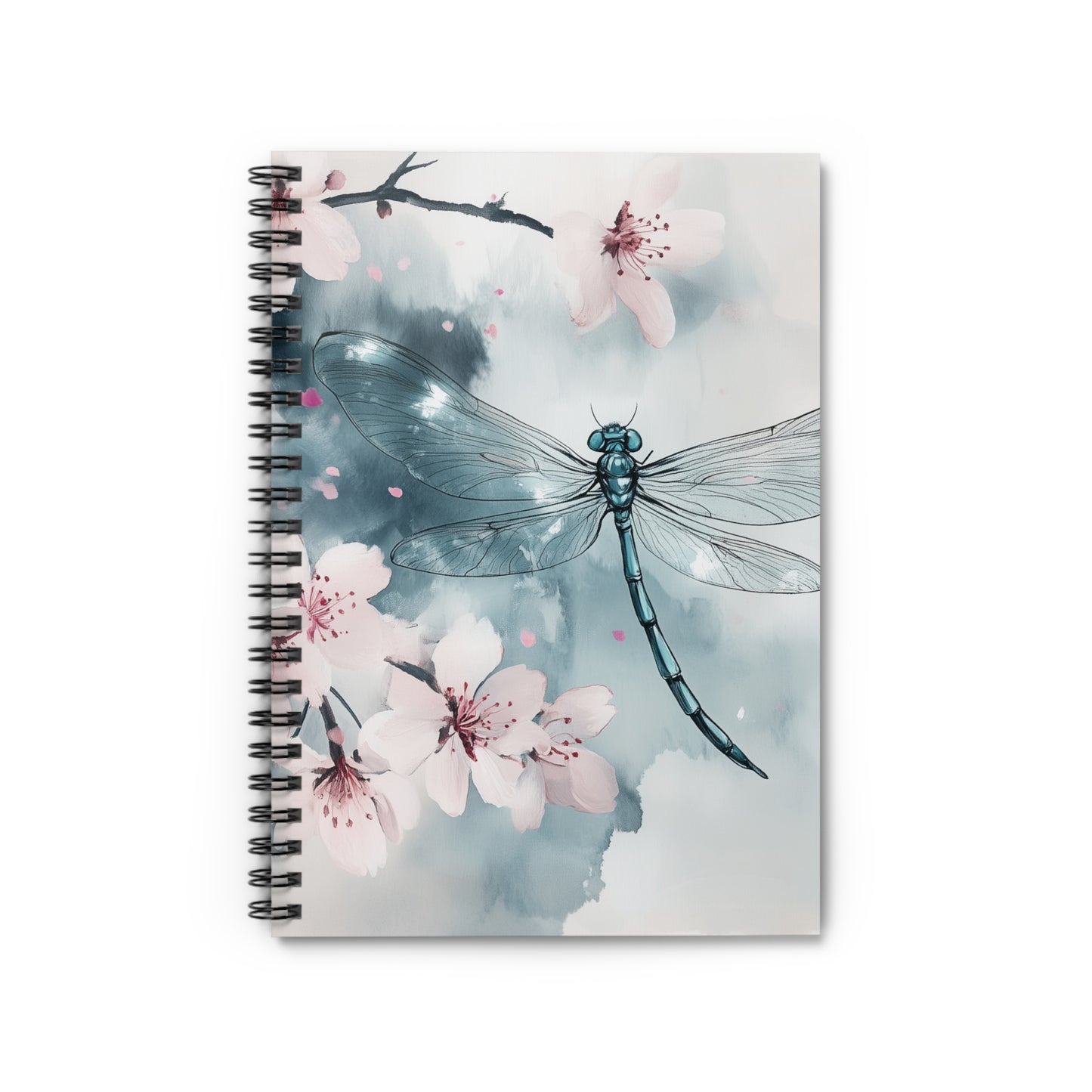 Notebook - Dragonfly Cherry Blossoms