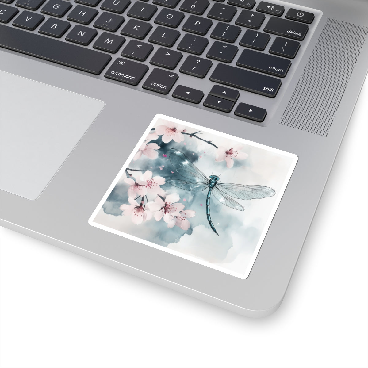 Sticker - Dragonfly Cherry Blossoms