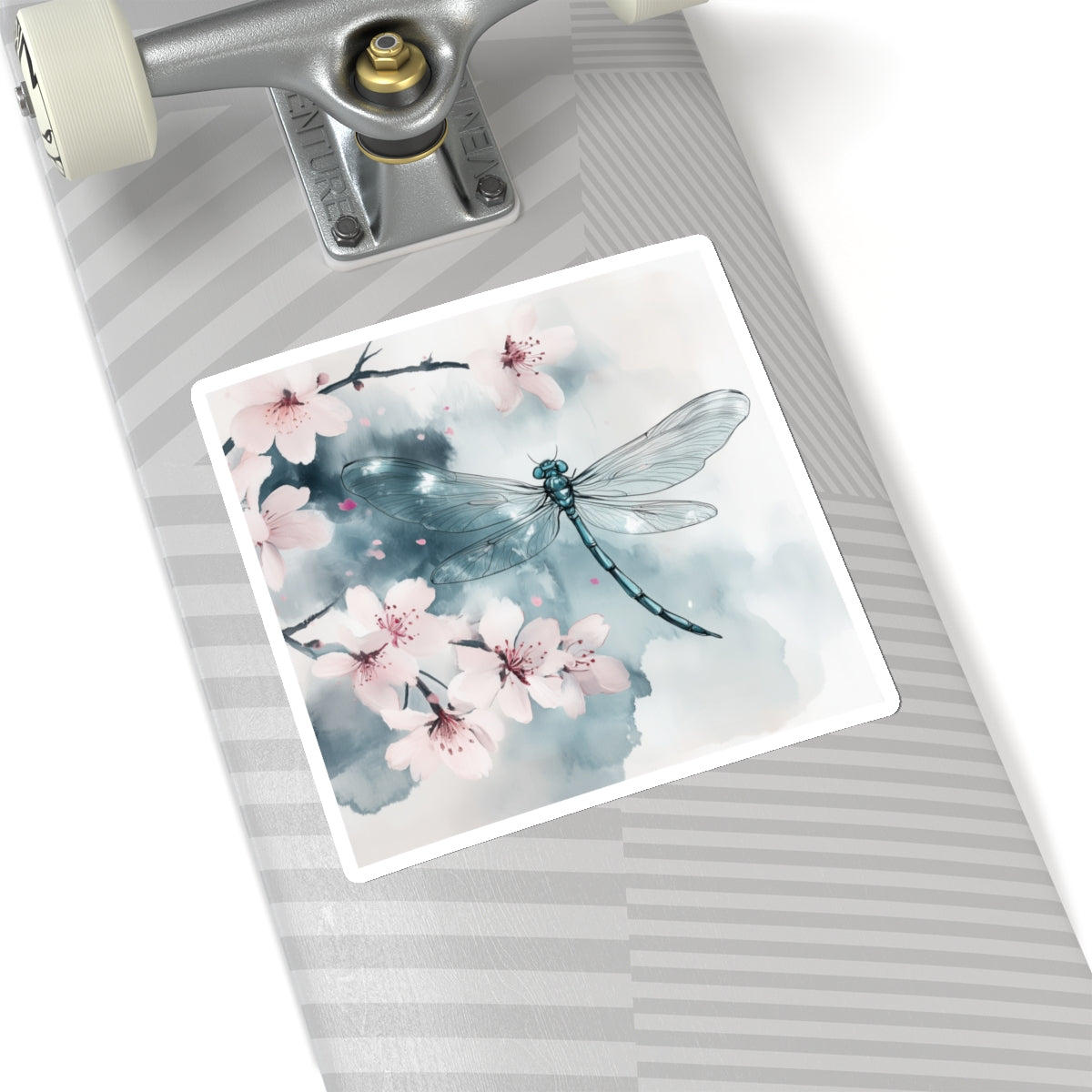 Sticker - Dragonfly Cherry Blossoms