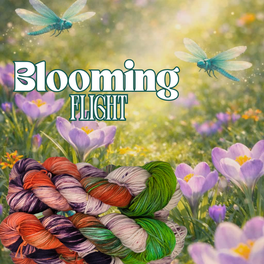 Hand-Dyed DK - Blooming Flight - Soul Sisters Fibers