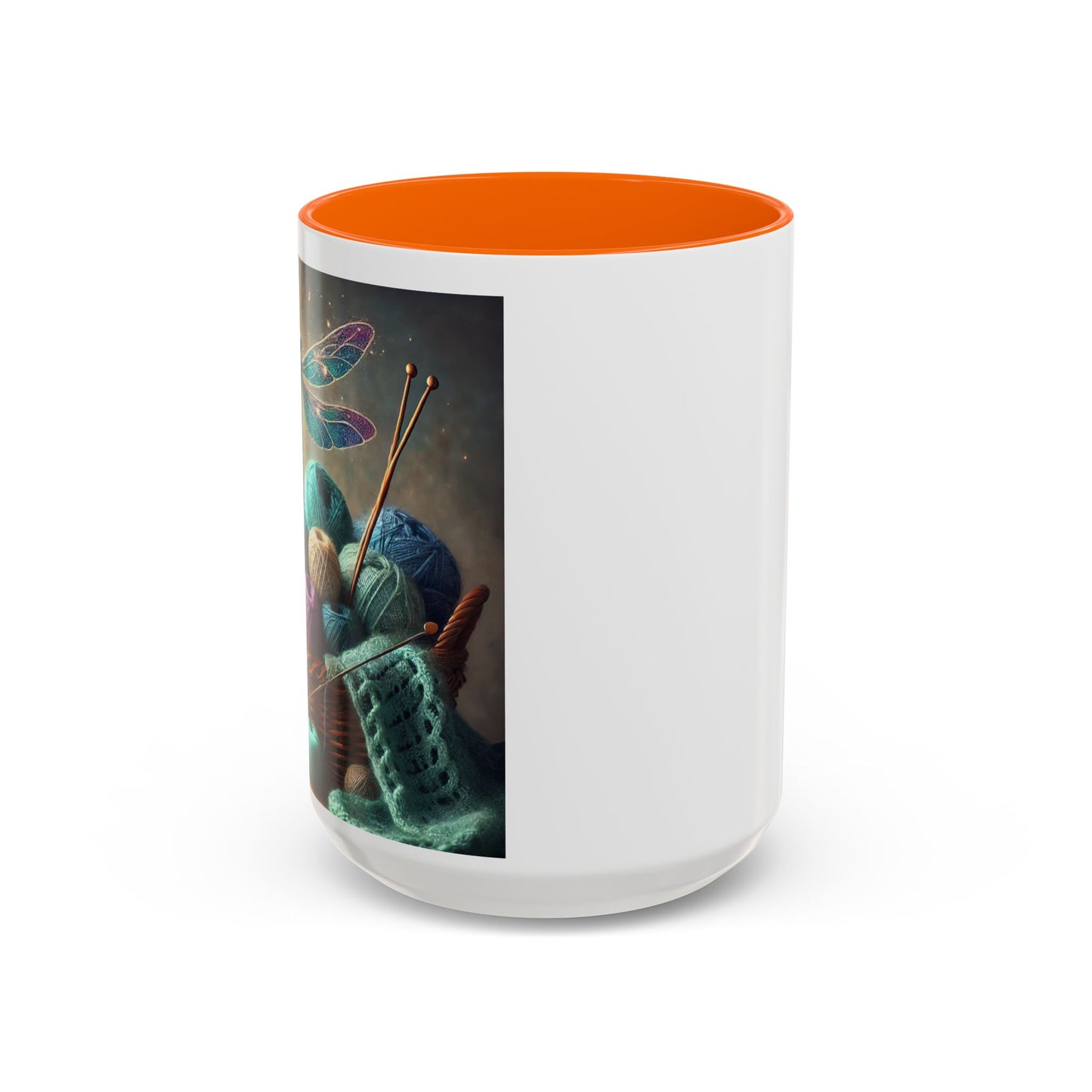 Mug - Dragonfly and Basket of Yarn