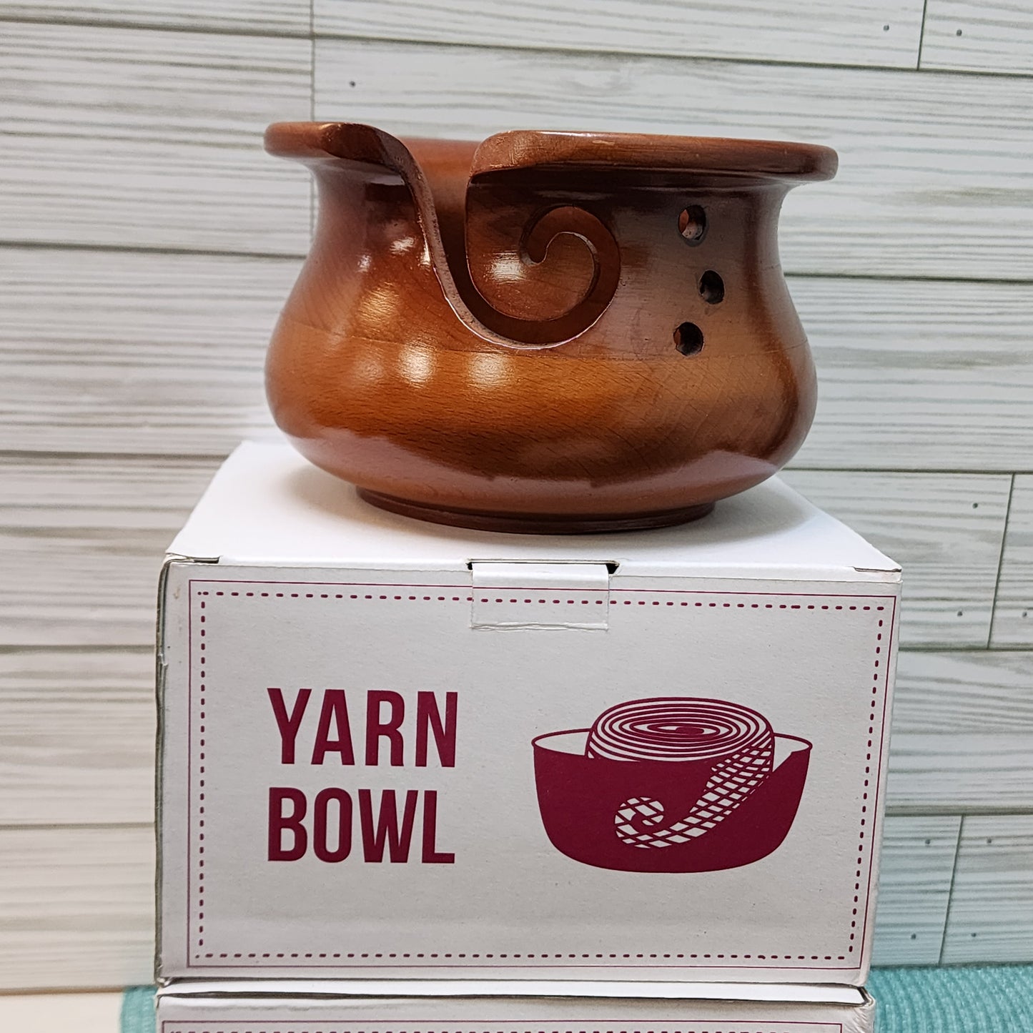 Yarn Bowl - Mango Wood