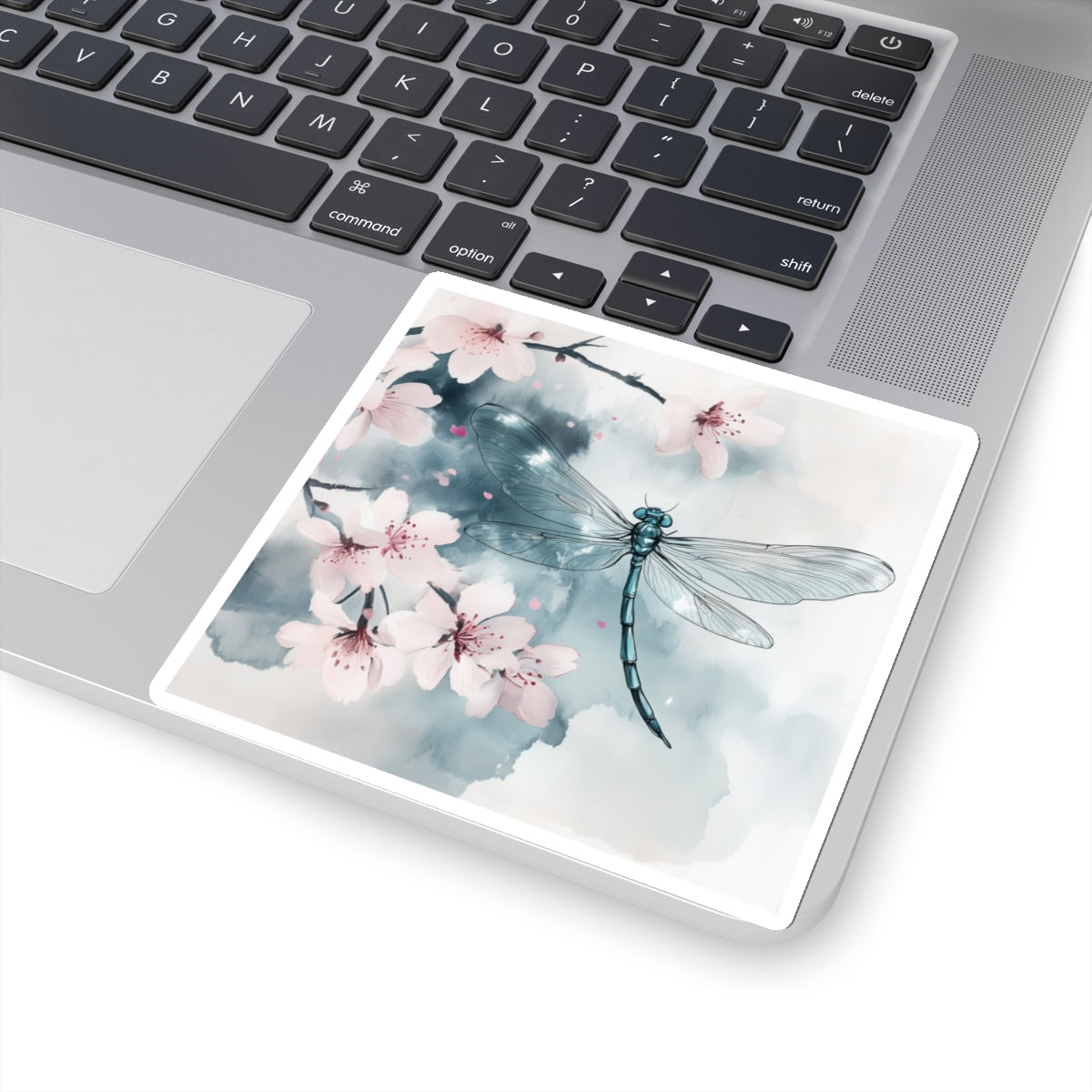 Sticker - Dragonfly Cherry Blossoms