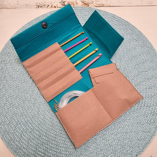 Interchangeable Anodized Crochet Hook Set