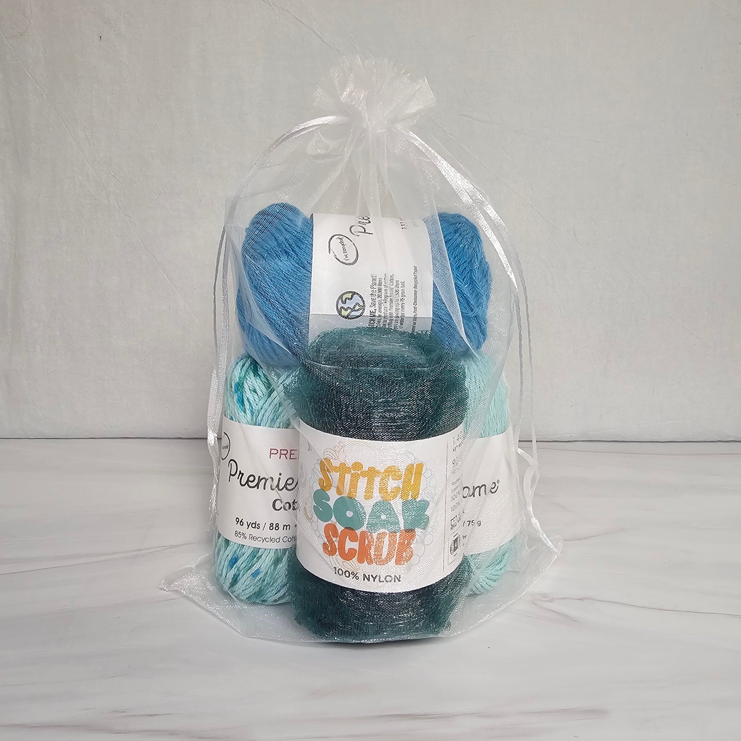 Scrub-a-Dub Bubbly Scrubby Dishcloth Kit - Knit & Crochet