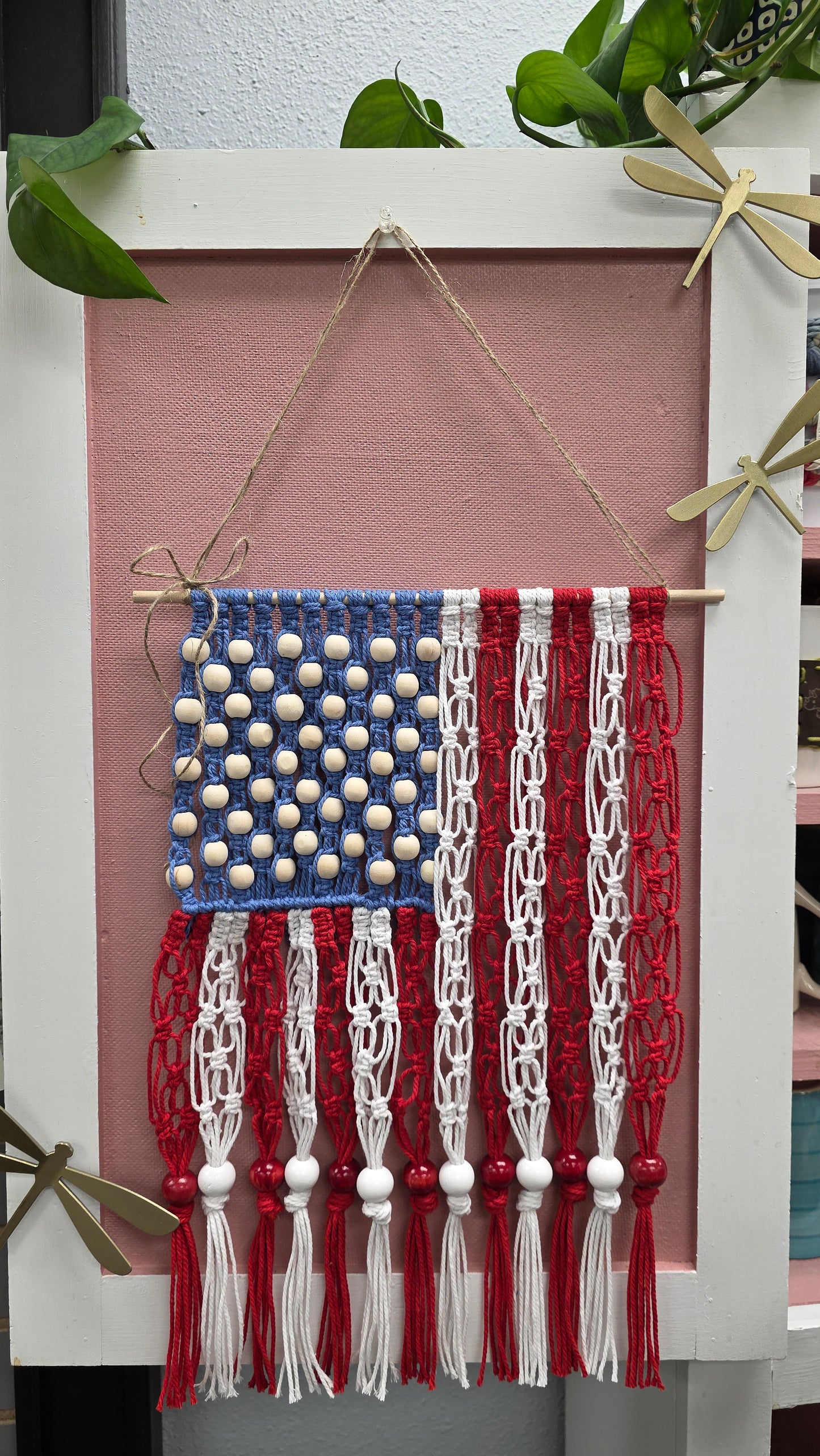 Macrame American Flag