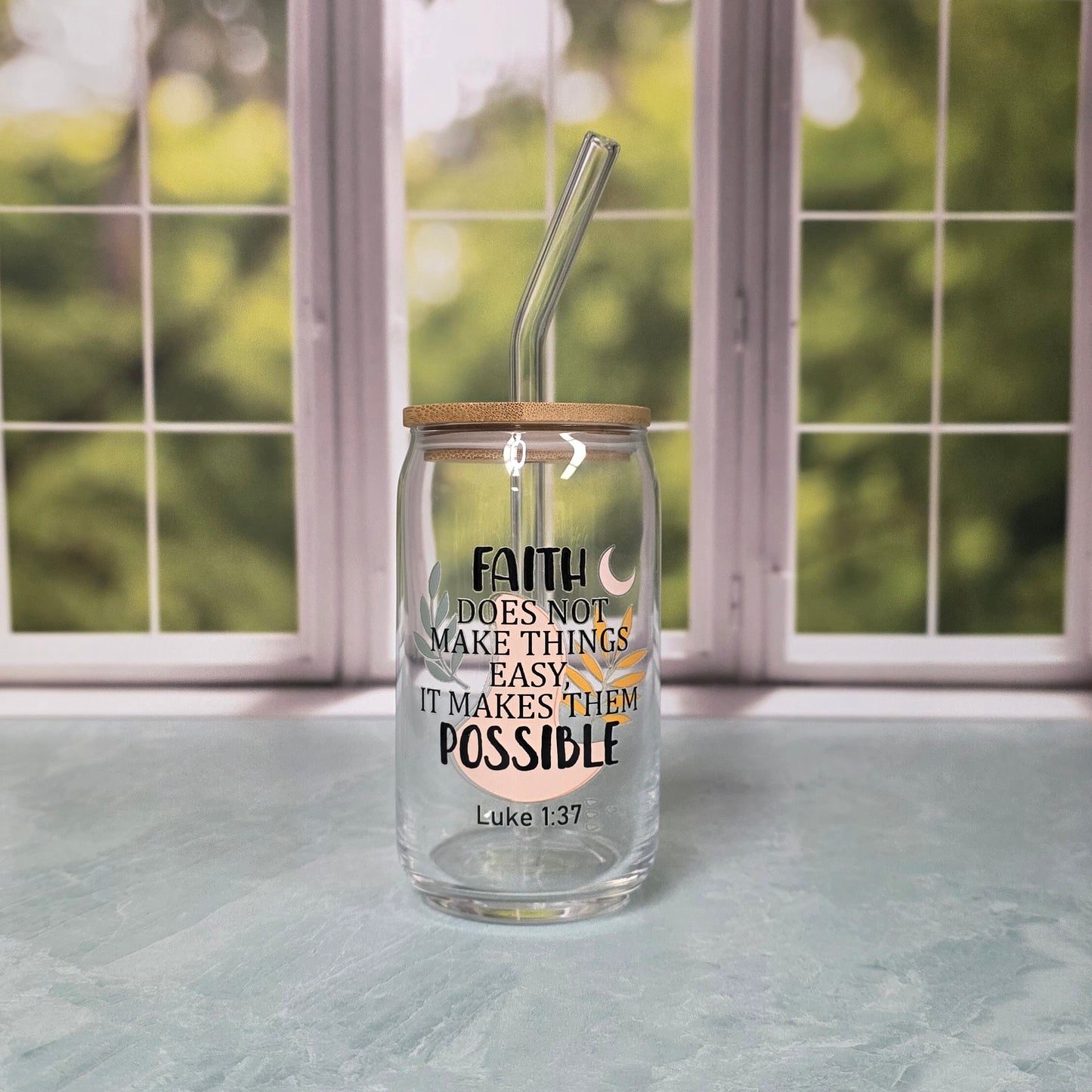 16 oz. Glass Can Cups