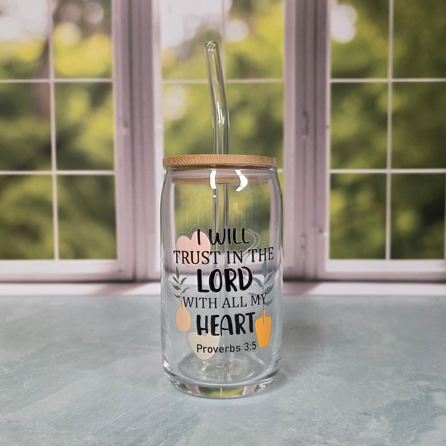 16 oz. Glass Can Cups