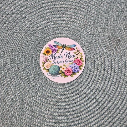 Sticker - Made New by God's Grace